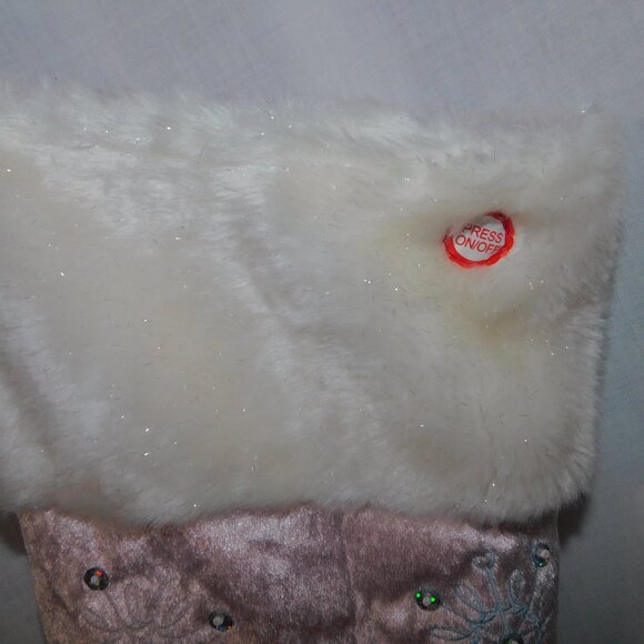 VTG Disney Gemmy Cinderella Princess Musical Christmas Stocking 16" *READ - Picture 5 of 6